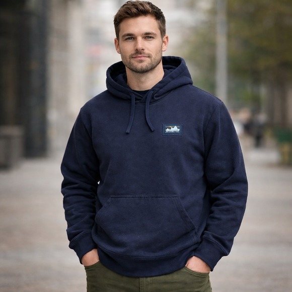 Patagonia Tops - Patagonia Uprisal Hoodie Navy Blue  Pullover Hooded Sweatshirt men's Medium